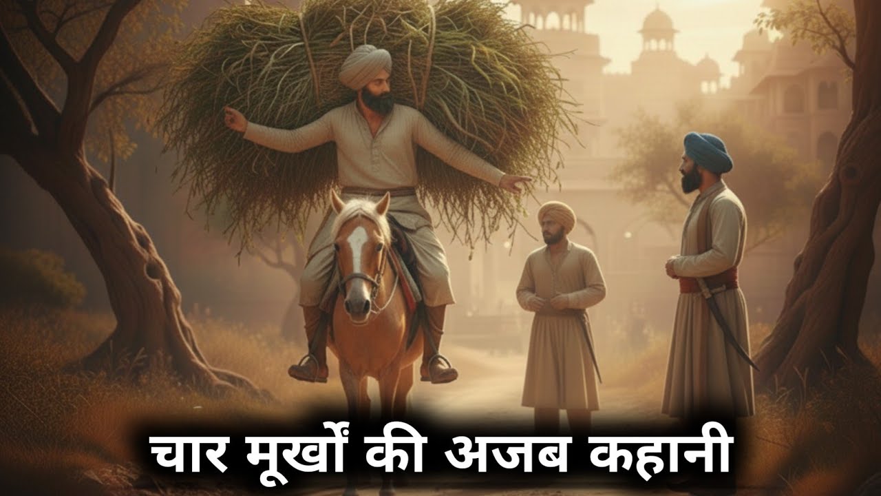 चार मूर्खों की अजब कहानी | हिंदी कहानियाँ | hindi kahaniyan | Story in hindi  #हिंदीकाहानियां 