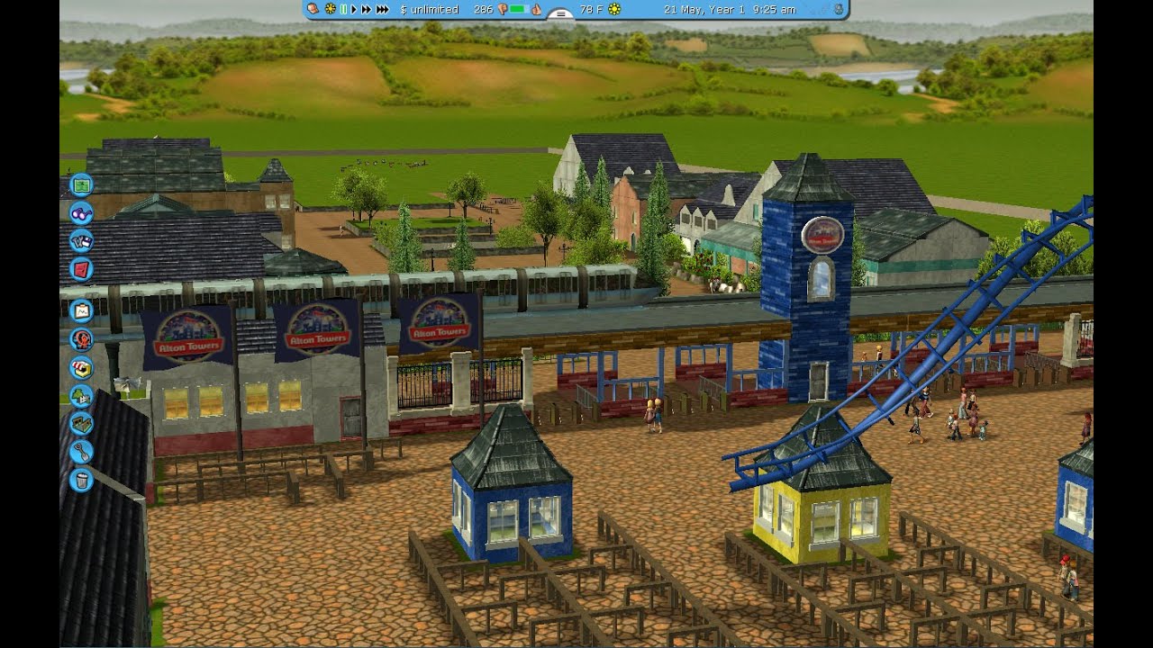 Alton Towers RollerCoaster Tycoon 3 - Towers Street & Mutiny Bay