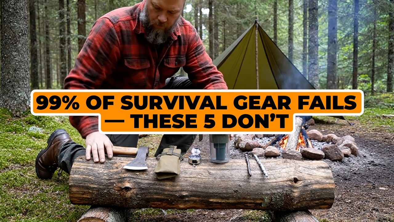 These 5 Survival Tools Actually Save Lives (Most Gear Is Useless) #SurvivalGear, #WildernessSurvival