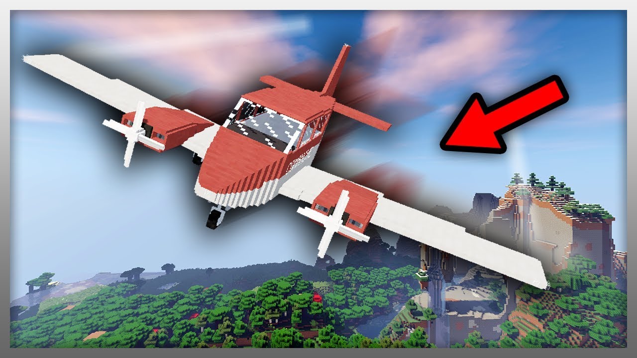 ✔️ Рабочие САМОЛЕТЫ в Minecraft! (с ВОЕННОЙ БАЗОЙ)