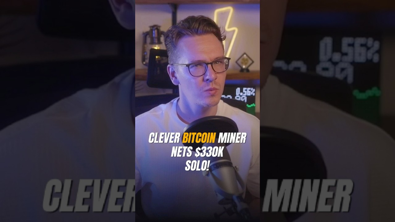 Solo Bitcoin Miner Nets Over $330K With Clever Strategy