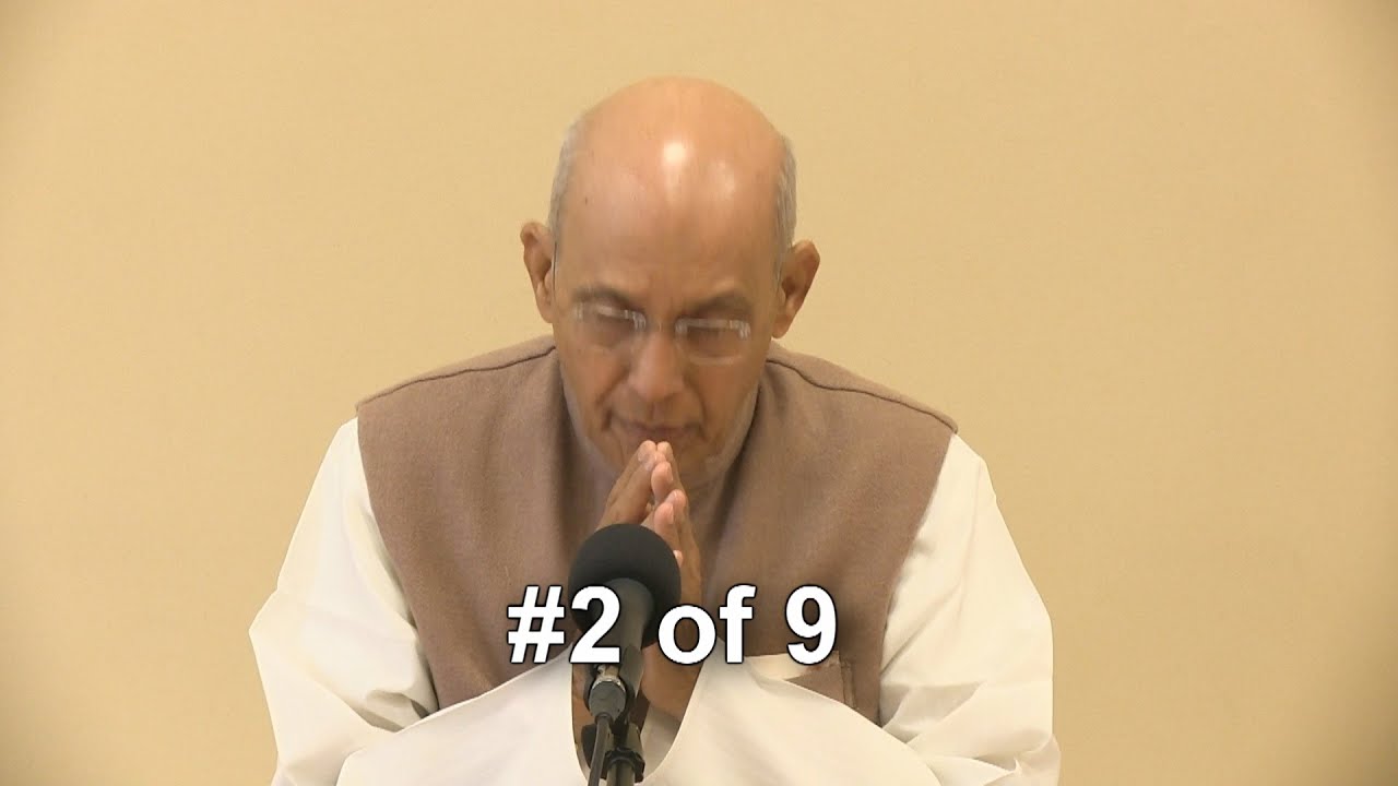 GnaanSaar Svaadhyaay (Lecture) 2 of 9 by Girishbhai Shah 2013 at JCOCO