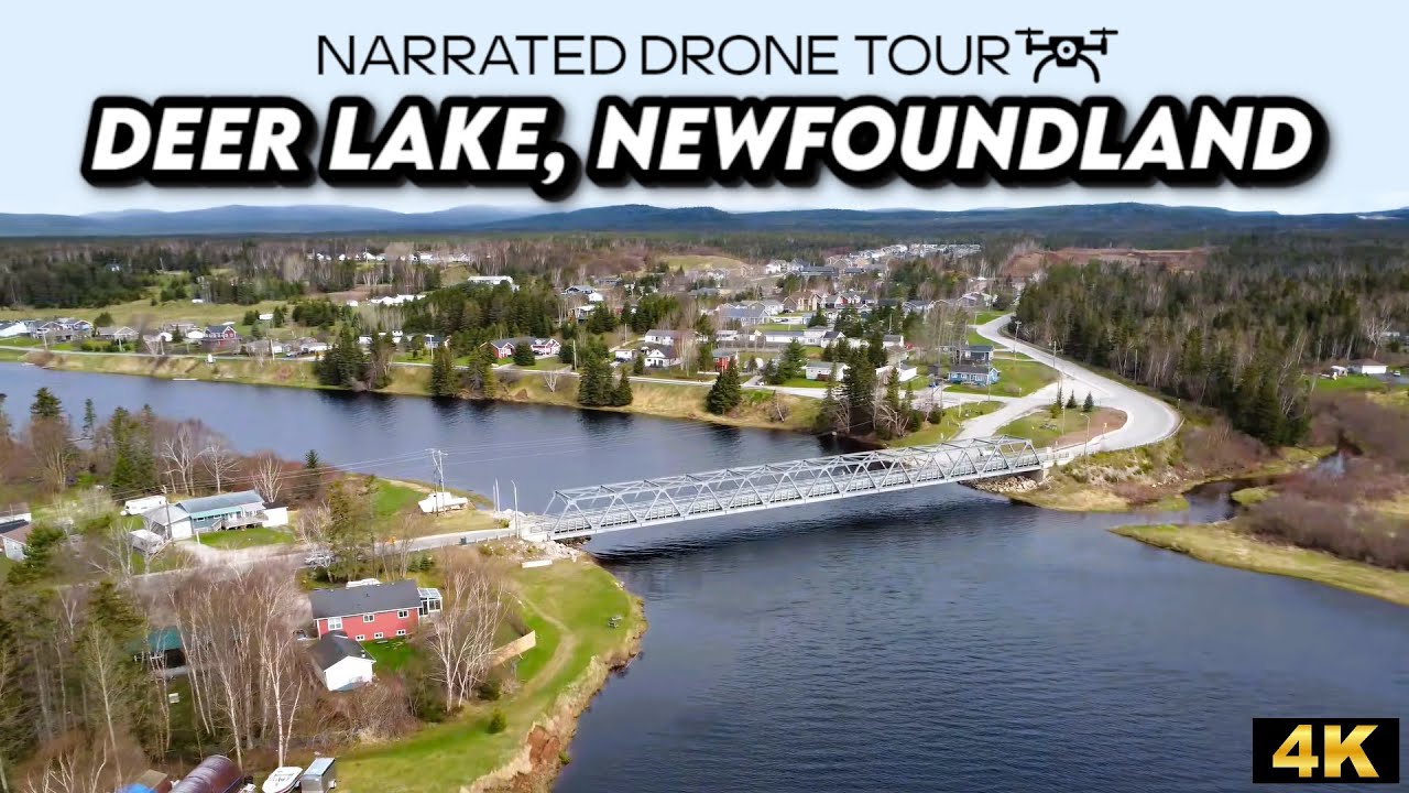 🛩️ Deer Lake, Newfoundland 🏞️ 4K Drone