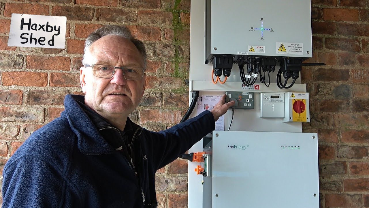 HS196 Givenergy solar inverter and battery
