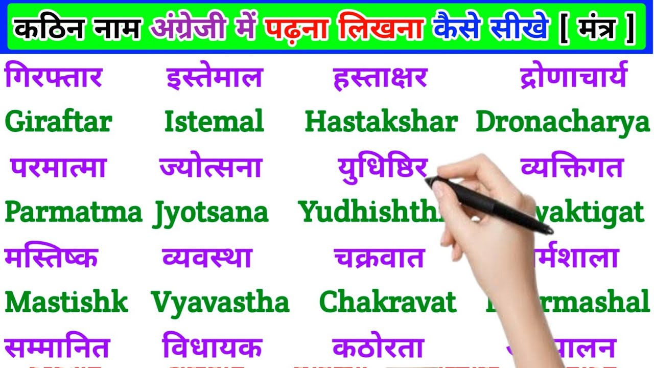 English padhna sikho | इंग्लिश में नाम लिखना पढ़ना कैसे सीखें | english practice kaise kre