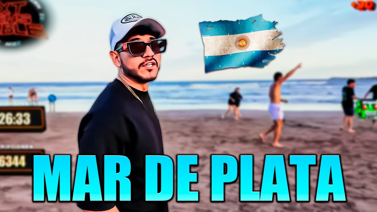 Zein y Chales CONOCEN la PLAYA de MAR de PLATA en ARGENTINA