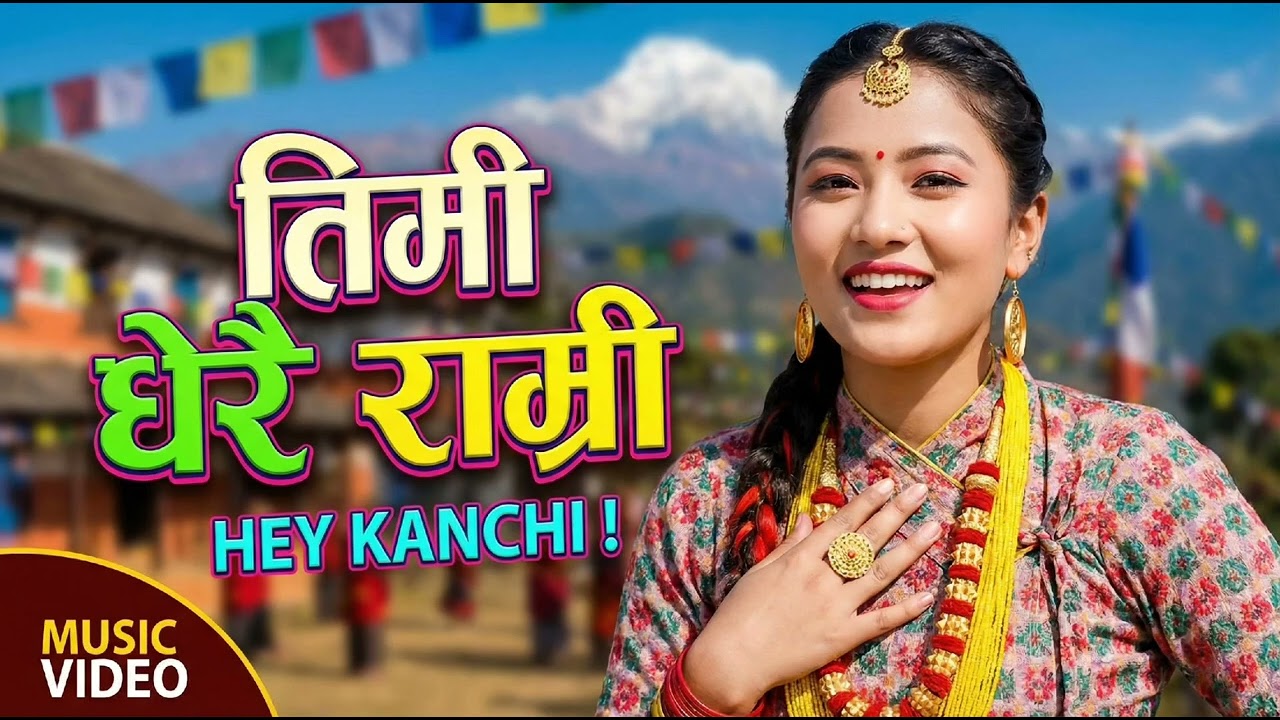 Timi Chhau Rami | Nepali Folk Love Song | Music Video