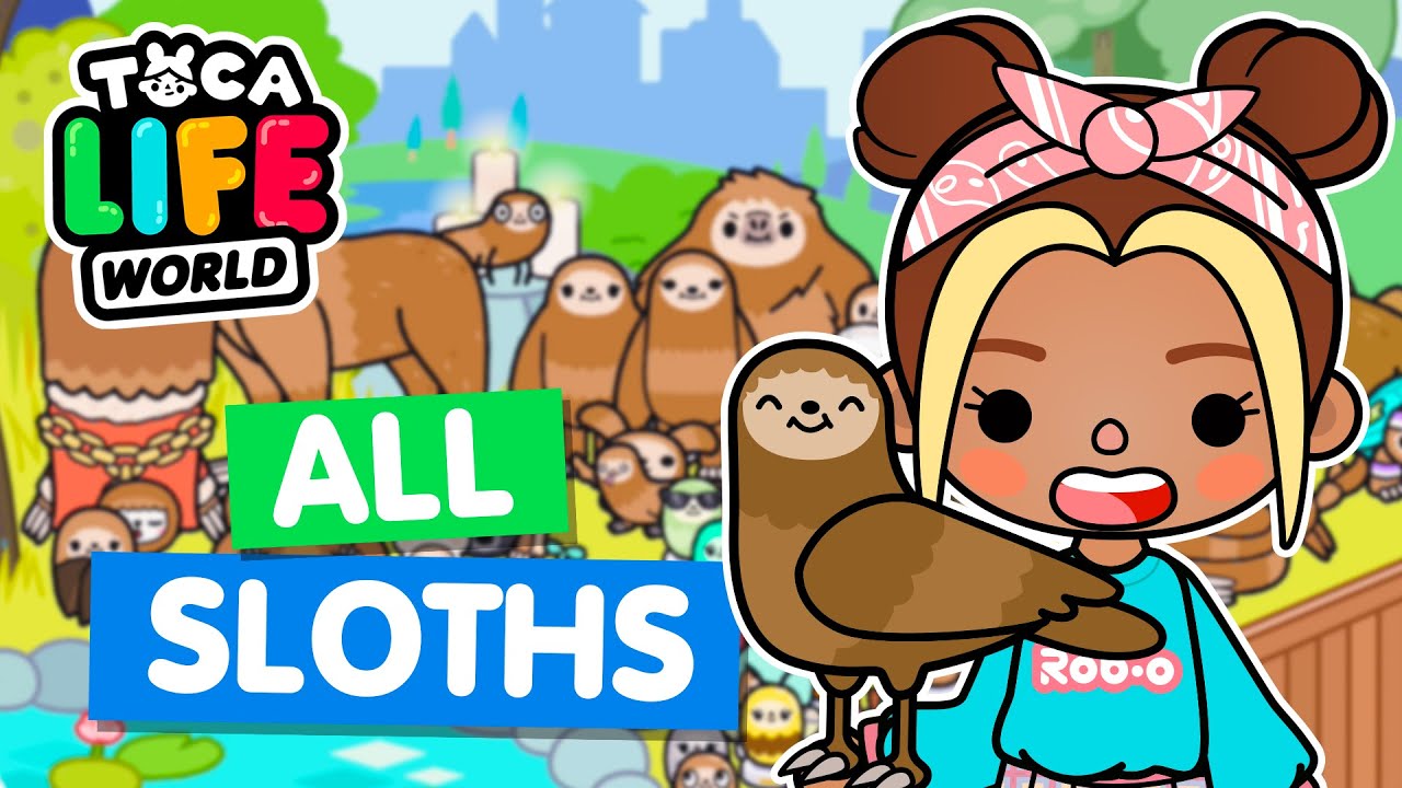 ALL THE NEW SLOTHS in Toca Boca 💖 Toca Life world