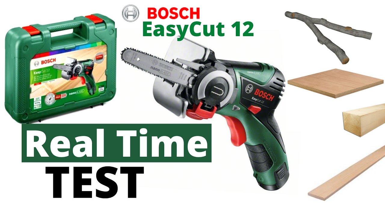 BOSCH EasyCut 12 - Cordless Battery Powered Chainsaw / Bezicna Akumulatorska Testera