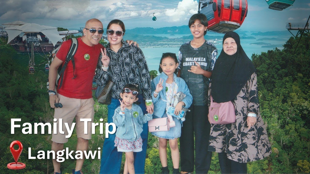 Flying with girls to Langkawi