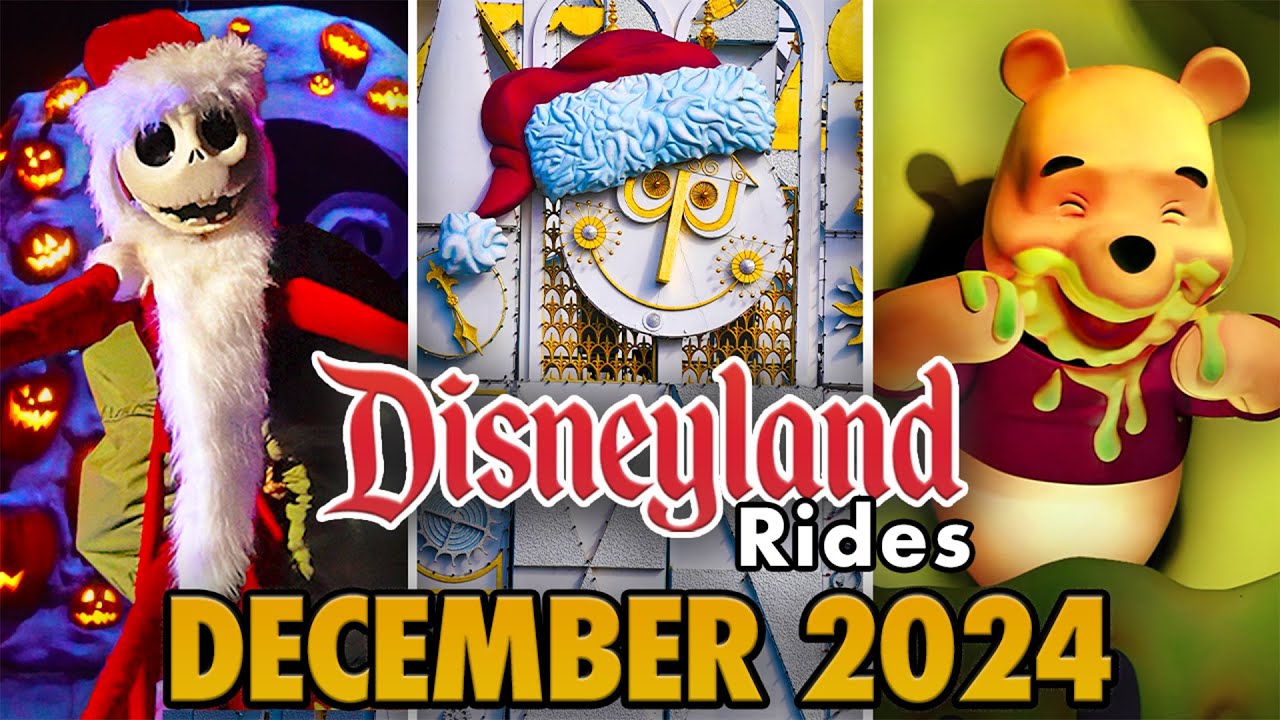 Disneyland Rides - December 2024 POVs [4K 60FPS]