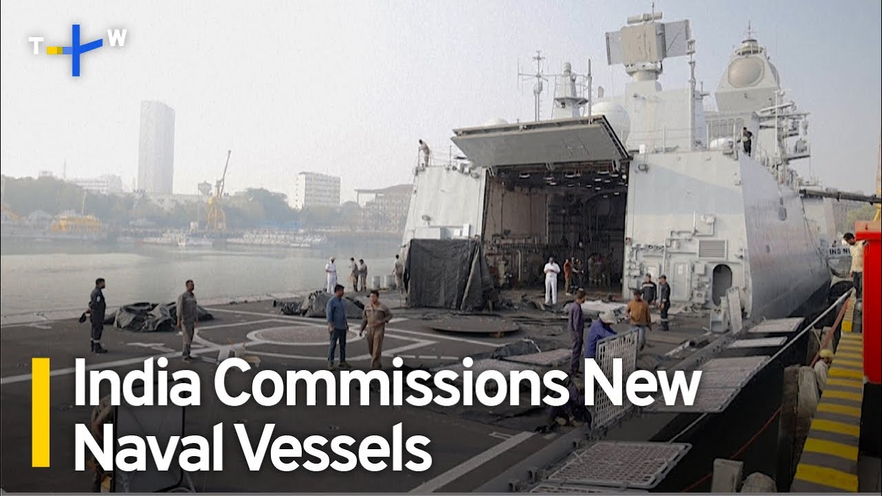Indian Navy Commissions Three New Domestically Built Warships ｜TaiwanPlus News