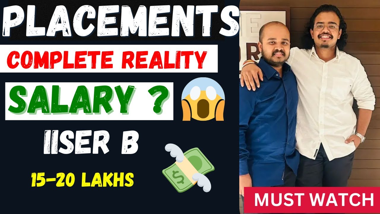 Placement after IISER ||  Salary || Unfiltered experience || IIT & IISER Reality