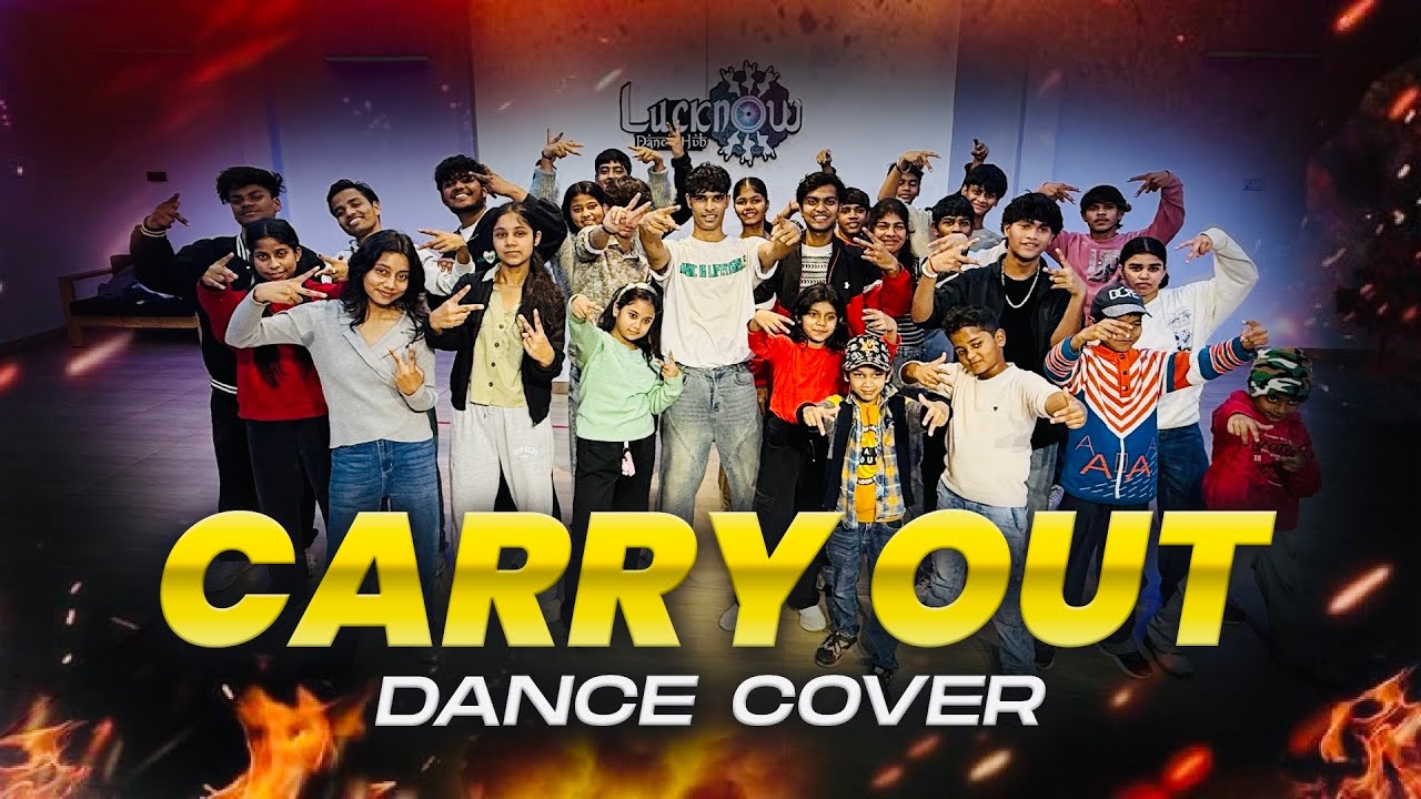 Carry Out-JUSTIN TIMBERLAKE I LUCKNOW DANCE HUB I POPPING X HIPHOP I CHOREOGRAPHY BY ACHAL BHATNAGAR