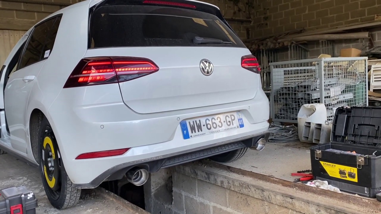Montage du silenceux tube Ragazzon sur la Golf 7 GTI