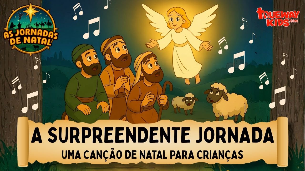 A Surpreendente Jornada | Música Infantil de Natal – Os Pastores e a Grande Notícia | Trueway Kids