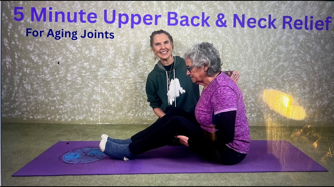 2 Easy Yoga Stretches for Older Women 