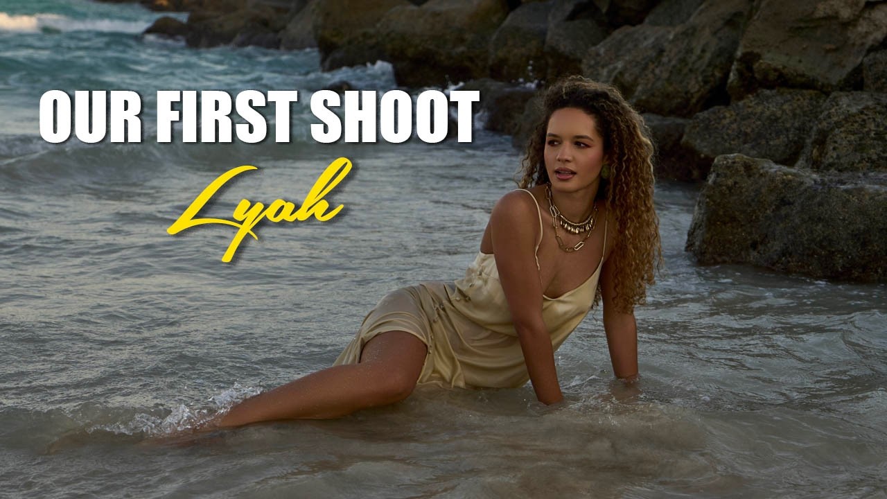 First photo shoot with Lyah | Beach Edition