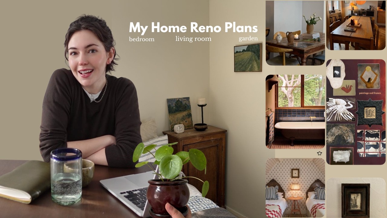 Home renovation plans: decorating spare bedrooms, replacing carpet, designing a lush backyard etc.