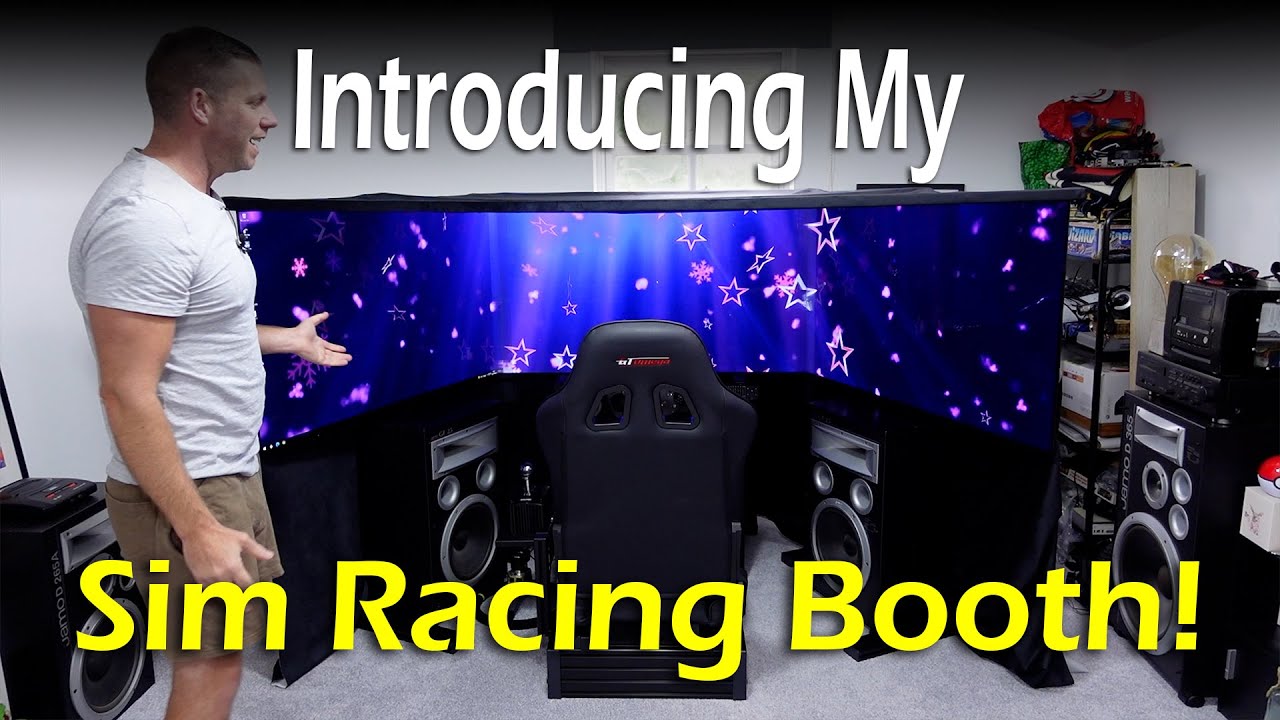 Introducing My Sim Racing Booth! Featuring 55