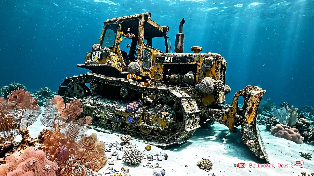Caterpillar LGP Bulldozer Found Under Lost at Sea ! Full Rescue & Restoration