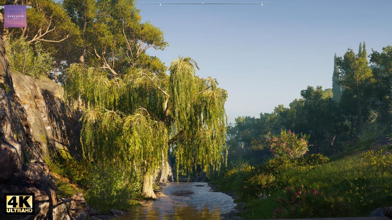 Relaxing Nature Walk in Assassin's Creed: Odyssey [ 4K Ultra - Ambience ASMR ]