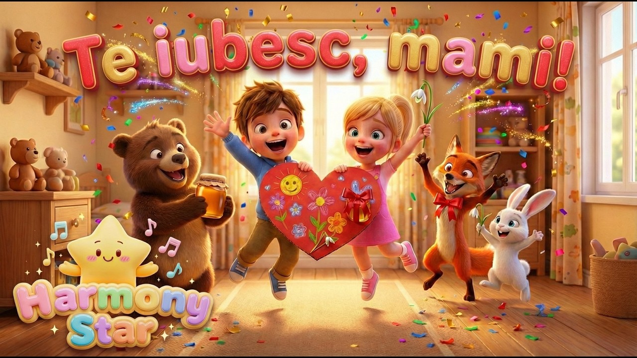 💖 Surpriză pentru Mama! | Mami, Te Iubesc | Cântec de 8 Martie pentru Copii