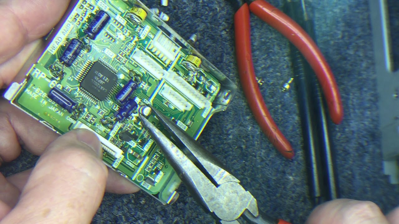 Sony EV-S550 Video Recorder -  pt.2  repair & testing