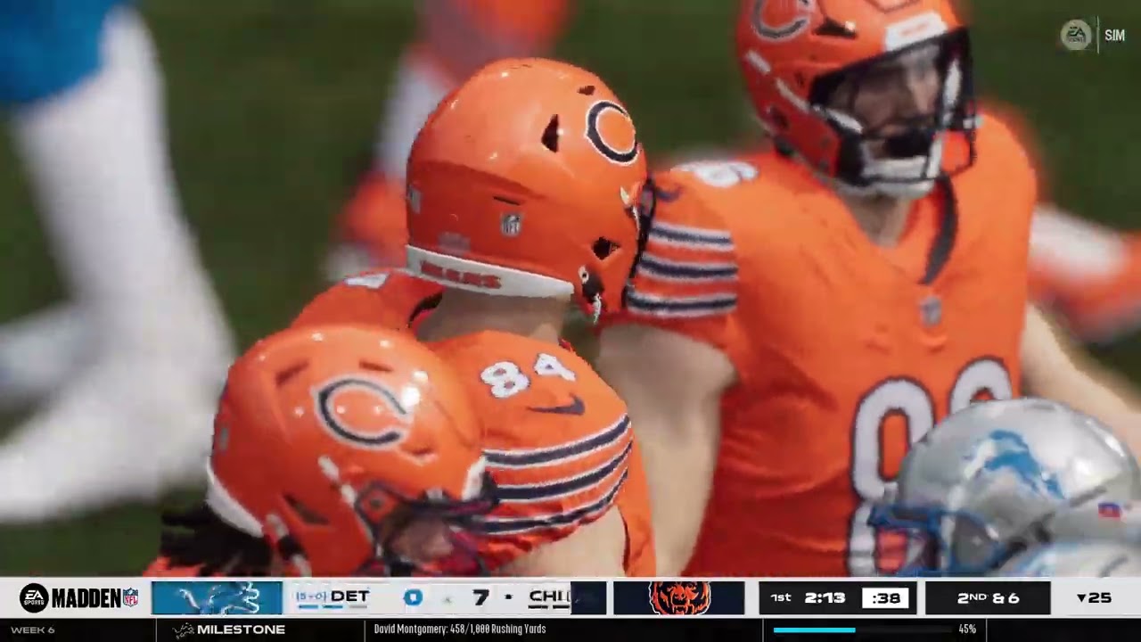 Lions vs Bears week 6