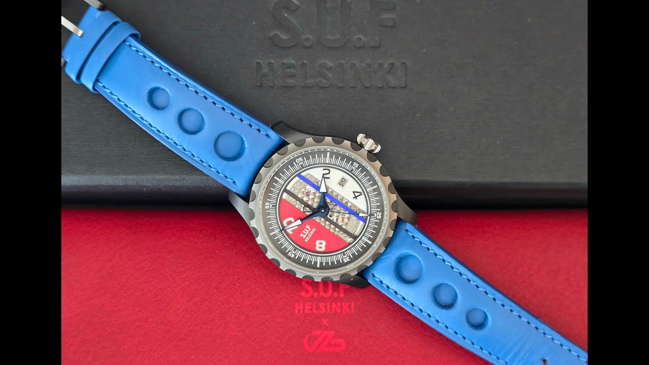 S.U.F Helsinki Flying Finn VB77. Valtteri Bottas Formula 1 watch review.