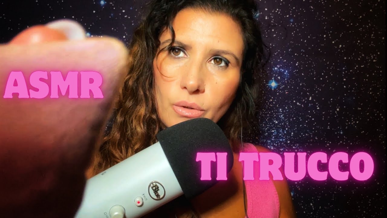 Asmr Ita // Roleplay : sei giù di morale e ti trucco per uscire ❤️