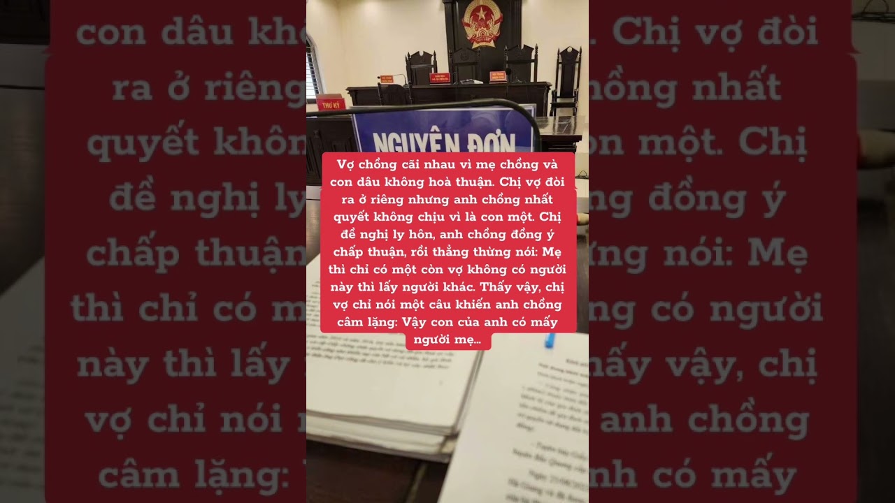 Mẹ chồng - Nàng dâu... 