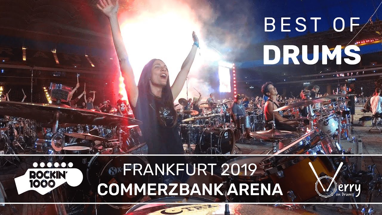 Rockin'1000 - Frankfurt Commerzbank Arena - Best of Drums by Verry on Drums