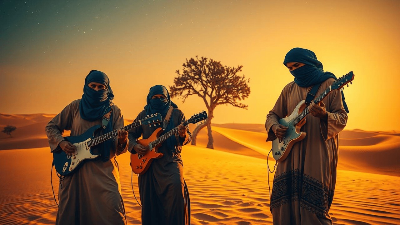 Tinariwen Desert Blues | Tuareg African Meditation Music | Ambient Soundscapes for Deep Relaxation