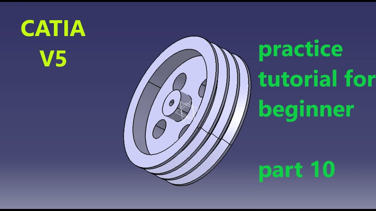 V - BELT PULLEY | PART DESIGN |