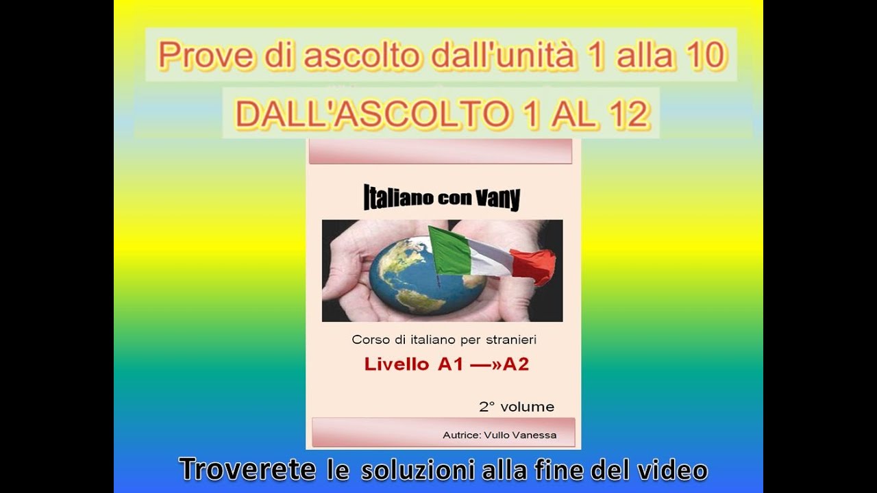 LEZIONE 105- ASCOLTI DEL LIBRO 