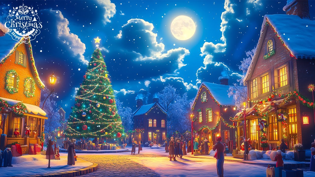 Relaxing Instrumental Christmas Music | Festive Atmosphere in a Fairy Tale Christmas Village