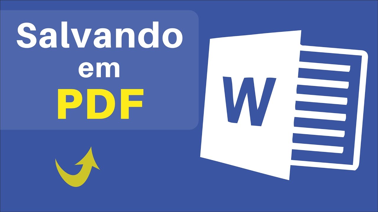 Como Salvar Arquivo Word em PDF Passo a Passo  (Converter Word em PDF)