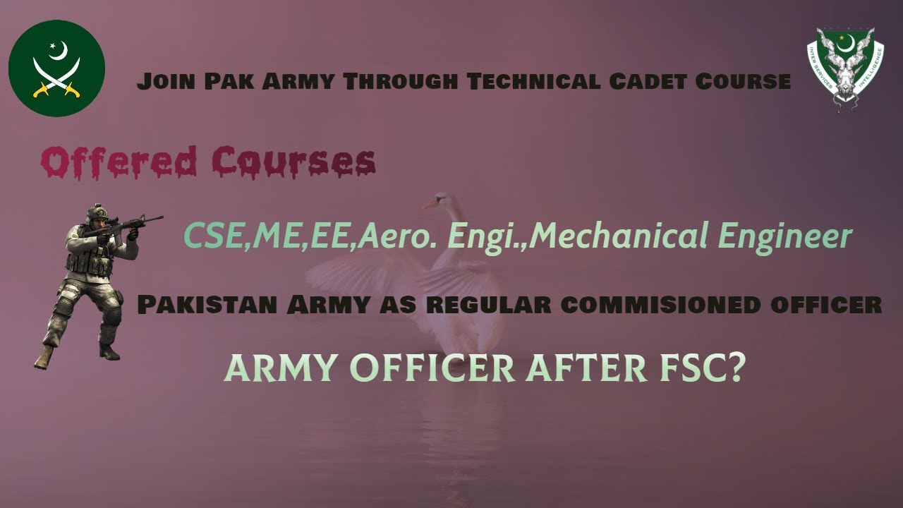 Complete Detail about 32th TCC 2020/ Pak Army /Technical Cadet Course