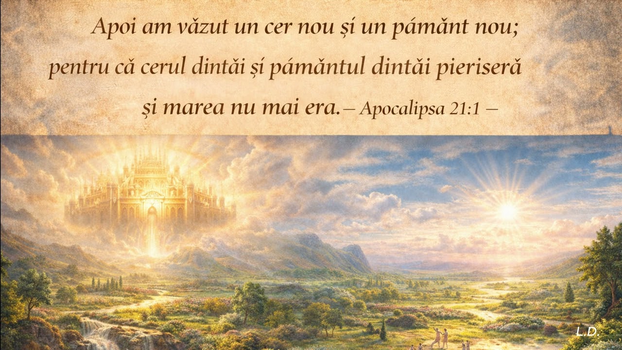 Apoi am văzut un cer nou și un pământ nou