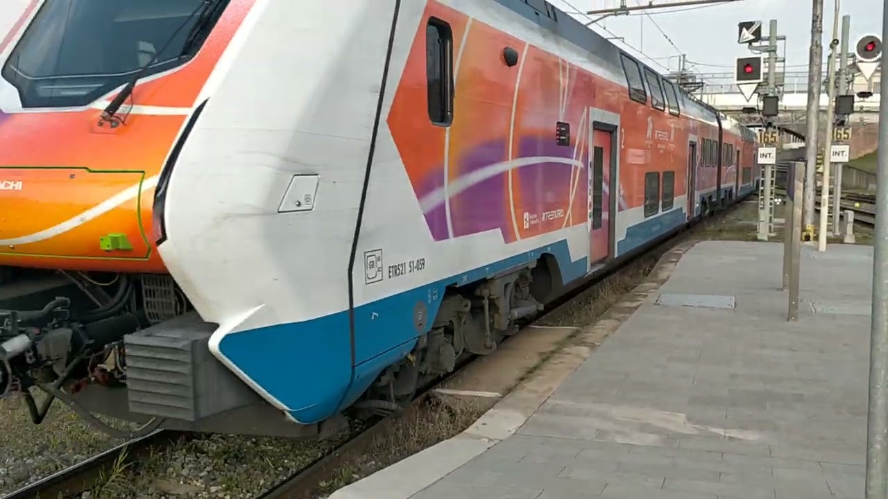 RE TN 2377 in partenza da Asti per Milano Centrale ROCK Trenord speciale olimpiadi MI Cortina 2026