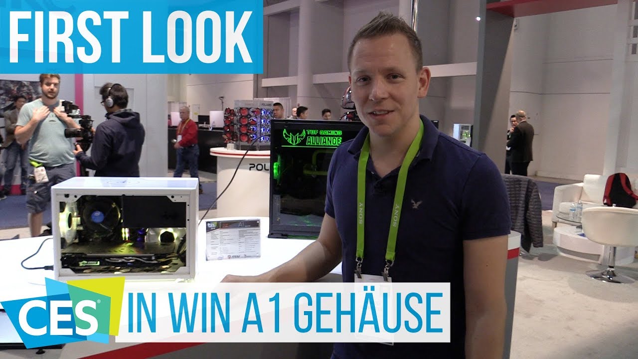 In Win A1 Gehäuse mit QI-Ladefunktion (Deutsch) #CES2018