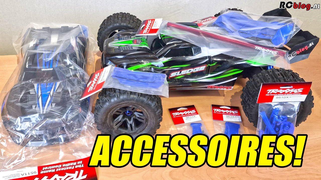 Traxxas Sledge: ACCESSOIRES!