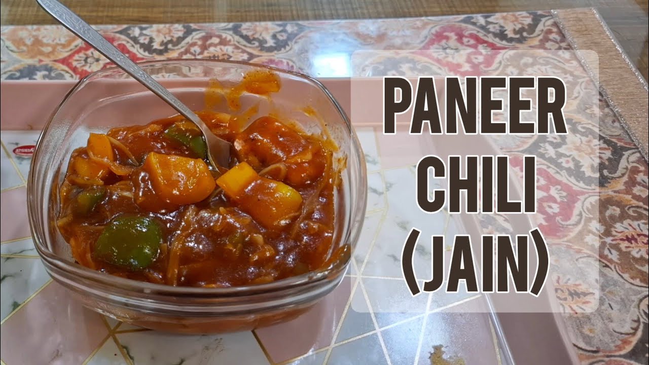 Paneer Chili Jain // पनीर चिली जैन // पनीर चिली स्टाॅटर #jainstarter #chinesestarter 