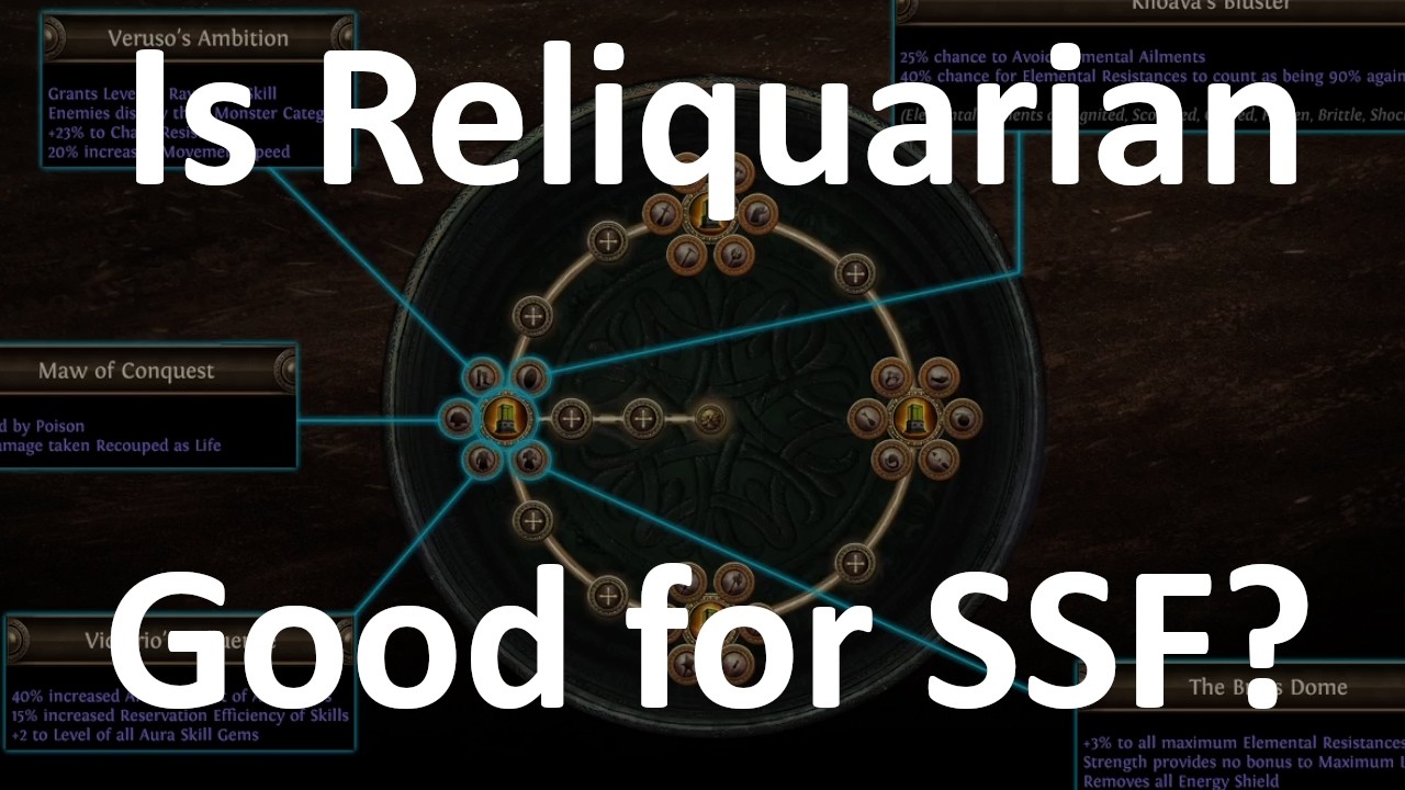Is Reliquarian Good for SSF? Path of Exile 3.28 Mirage Scavenger/Unique Item Class
