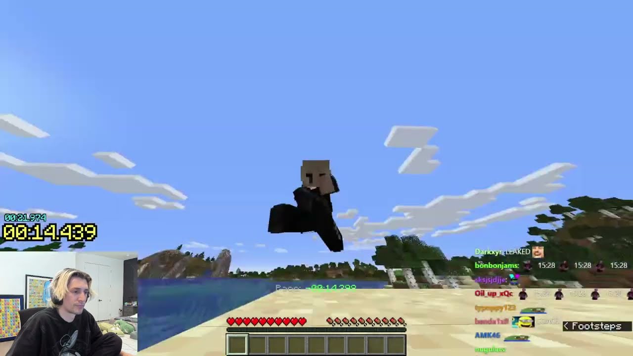 xQs does Minecraft Speedruns with Friends