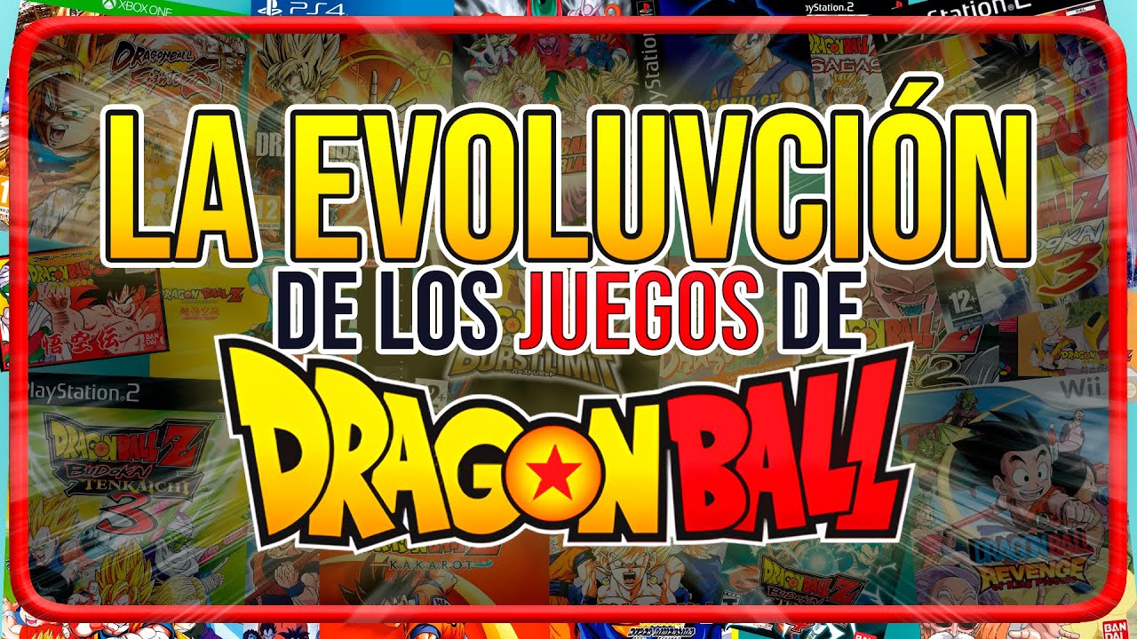 La EVOLUCI&Oacute;N de TODOS los VIDEOJUEGOS DE DRAGON BALL (1986-2024)