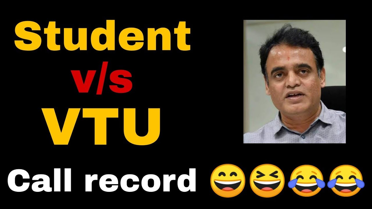 VTU vs Student Funny call record|VTU Degree News Update | VTU Latest news |Youthzone Kannada