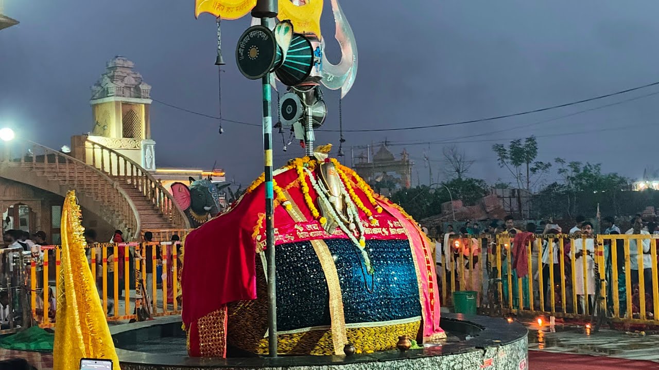 भीम शिला आरती  शाम के समय सीहोर