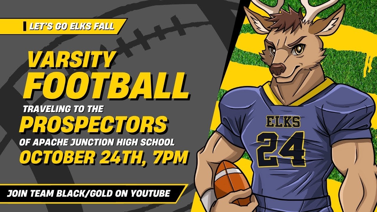 Football | Traveling to Apache Junction (Prospectors) - 10/24/2025 at 7pm